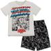 Marvel Avengers Captain America Toddler Boys T-Shirt and Shorts Outfit Set Toddler to Big Kid