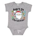 Inktastic Baby s 1st Christmas Santa with Candy Canes Boys or Girls Baby Bodysuit