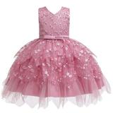 Girls Wedding Dress Princess Dress Mesh Tutu Skirt Baby Toddlers Dress Skirt