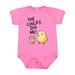 Inktastic The Chicks Dig Me Easter Baby Chick with Basket and Eggs Boys or Girls Baby Bodysuit