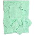 Abelito Baby s Five Piece Crochet Outfit and Blanket Set