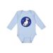 Inktastic Bull Terrier Dog Lover Gift Boys or Girls Long Sleeve Baby Bodysuit