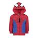 Marvel Spider-Man Toddler Boys Fleece Zip Up Hoodie Toddler to Big Kid