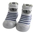XINSHIDE Shoes Kids Toddler Baby Boys Girls Solid Warm Knit Soft Sole Rubber Shoes Socks Slipper Stocking Soft Shoes Socks Toddler Walking Shoes
