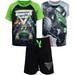 Monster Jam T-Shirt Tank Top and French Terry Shorts 3 Piece Outfit Set Toddler to Big Kid