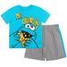 Sesame Street Cookie Monster Toddler Boys T-Shirt and Shorts Outfit Set Infant to Toddler