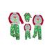 Pudcoco Family Christmas Matching Clothes Merry Christmas Dinosaur Pattern Print Pullover Plaid Pants Parent-child Two Piece Outfits