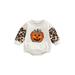 Halloween Infant Baby Girl Boy Outfit Sweatshirt Romper Pumpkin Jumpsuit Fall Pullover Oversized Clothes