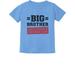 Gift for Big Brother AKA Little Sister Protector Toddler/Infant Kids T-Shirt 18M California Blue