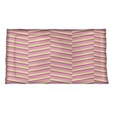 Brayden Studio® Fractured Stripes Pillow Sham Polyester in Pink/Green/Brown | 22 H x 30 W in | Wayfair 230EFF25E8934A208263CBEE261F4D76