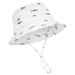 American Trends Baby Sun Hat UPF 50+ Sun Protection Summer Beach Hat Cute Baby Bucket Hat Wide Brim Toddler Sun Hats for Boys Girls White Fish XL