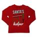 Infant Boys Red Santa s Little Helper Long Sleeve T-Shirt 24m