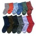 Lian LifeStyle 9 Pairs Children Wool Socks Size 15-17cm Boy Random Color