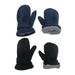 N Ice Caps Toddler Baby Infant Mittens - 2 Pair Pack - Easy-on Sherpa Lined Fleece - Kids Boys Girls