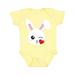 Inktastic Cute Bunny White Bunny Bunny Sending Kisses Boys or Girls Baby Bodysuit