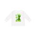 Inktastic Dinosaur Ice Cream Funny Boys or Girls Long Sleeve Toddler T-Shirt