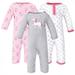 Hudson Baby Infant Girl Cotton Coveralls 3pk Pink Unicorn 18-24 Months