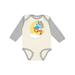 Inktastic Gigi Loves Me- Little Bear in Blue Hat Boys or Girls Long Sleeve Baby Bodysuit