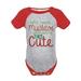 Custom Party Shop Baby s Mistletoe Christmas Onepiece Red