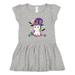 Inktastic Halloween Girls Unicorn Witch Girls Toddler Dress