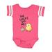 Inktastic The Chicks Dig Me Easter Baby Chick with Basket and Eggs Boys or Girls Baby Bodysuit