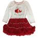 Infant Girls Red Heart Dress Daddys Little Valentine Tutu Bodysuit 9m