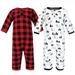 Hudson Baby Infant Boy Premium Quilted Coveralls Buffalo Plaid Bear 0-3 Months