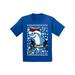 Awkward Styles Ugly Christmas T-Shirt for Boys Girls Blue Xmas Shark Toddler Shirt