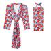 Honeeladyy Clearance under 5$ Maternity Robe And Matching Baby Set Labor Delivery Robe And Swaddle Set