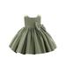 Diconna Toddler Newborn Baby Kid Girls Dress Princess Bow Tutu Party Birthday Wedding Dresses