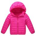 Bullpiano Kids Baby Boy Girl OutWear Coat Winter Warm Hooded Puffer Lightweight Water-Resistant Jacket Coat
