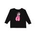 Inktastic Ballet Shoes Ballet Slippers Ballet Dance - Pink Girls Long Sleeve Toddler T-Shirt