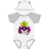 Inktastic Mardi Gras Skull with Masquerade Mask Boys or Girls Baby Bodysuit