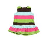 Pre-owned Gap Girls Brown | Pink | Blue | Green | Stripes Jumper size: 6-12 Months