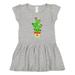 Inktastic Cute Cactus Cactus With Flowers Cactus In A Pot Girls Toddler Dress