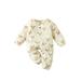 Bebiullo My First Christmas Romper Newborn Baby Girls Boys Deer Print Bodysuit Jumpsuit Xmas Pajamas Set 6-9 Months