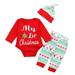 dmqupv Sleepwear Pajamas Boy Baby Boys Girls Sets PJ s Pajamas Christmas Letter 18 Month Footed Pajama Boy Red 3-6 Months