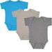 Marky G Apparel Baby Rib Short-Sleeve Bodysuit (Pack of 3)