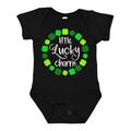 Inktastic Little Lucky Charm with Four-leaf Clovers Boys or Girls Baby Bodysuit