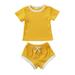 Summer Newborn Baby Boy Girl Short Sleeve T-shirt Tops + Shorts Outfit Set Clothes