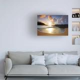 Highland Dunes Beach 4 by Dennis Frates - Wrapped Canvas Photograph Canvas, Wood in Blue/Brown/Gray | 16 H x 24 W x 2 D in | Wayfair