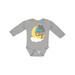 Inktastic Gigi Loves Me- Little Bear in Blue Hat Boys or Girls Long Sleeve Baby Bodysuit