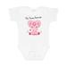 Inktastic Aditi My Nanny loves me Pink Elephant beautiful Girls Baby Bodysuit