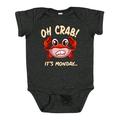 Inktastic Monday Crab Funny Joke Boys or Girls Baby Bodysuit