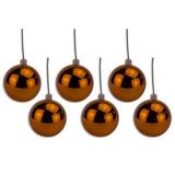 The Holiday Aisle® Solid Ball Ornament Plastic in Orange | 4.72 H x 4.72 W x 4.72 D in | Wayfair 81B20F413E7845828252B797A71D0BA9