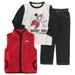 Kids Headquarters Infant Toddler Boys 3 Piece Rocket Ship Shirt Pants Vest 24m