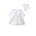 Fullvigor Baby Girls 3PCS Dress Suit Waist Bow TuTu Dress Shawl Tops Headband