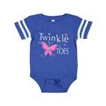 Inktastic Twinkle Toes Pretty Butterfly Girls Baby Bodysuit