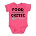 Inktastic Food Critic with Fork and Spoon Boys or Girls Baby Bodysuit