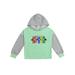 4-9Y Toddler Baby Casual Hoodies Colorfull Letter Print Patch Long Sleeve Hooded Sweatshirt Spring Fall Outwear